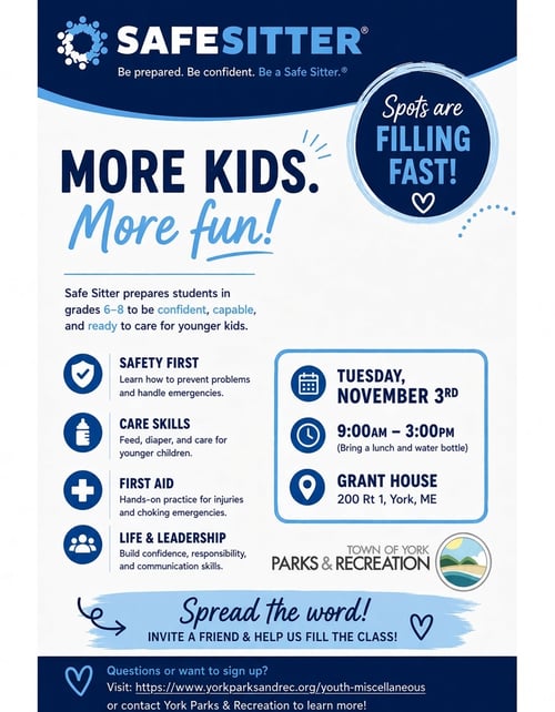 Safe Sitter Flyer 2026