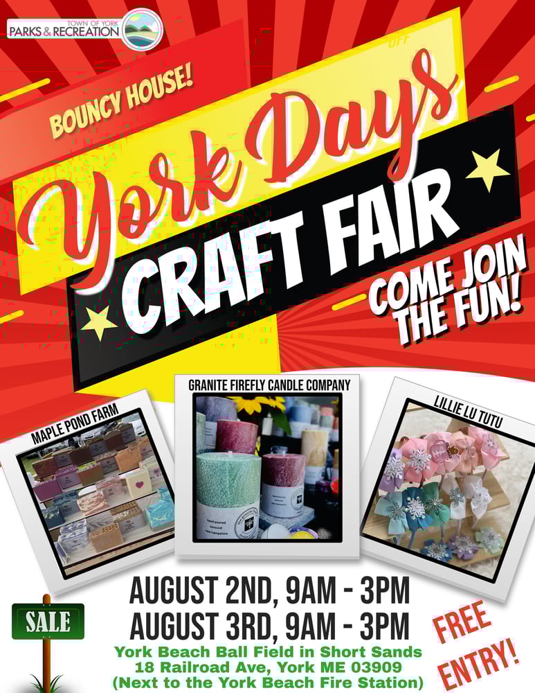 York Days Craft Fair Flyer 2025